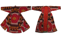 0581 kaltacha shoee (woma's robe) (1.26X1.68) Bukhara , nineteenth century